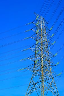 High Voltage Tower Stock Images