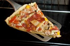 Delicious Slice Of Pizza Royalty Free Stock Photography Delicious Slice Of Pizza Royalty Free Stock Photography