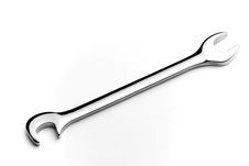 Chrome Wrench Stock Image