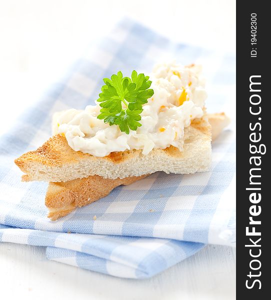 Toast With Chicken Salad