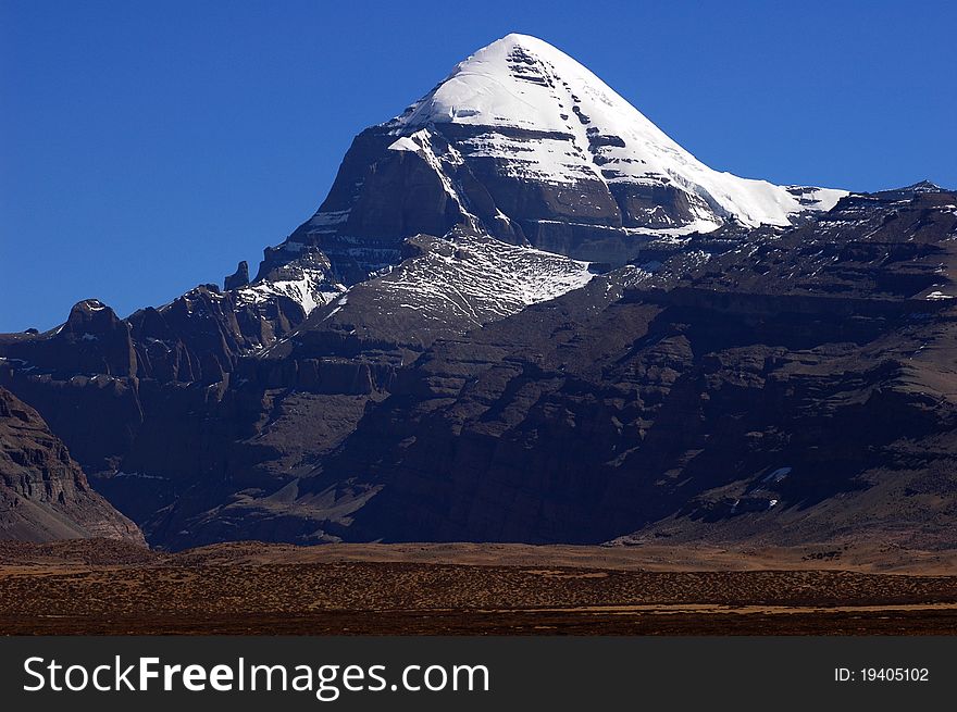 Landscape Of Snow-capped Mountains