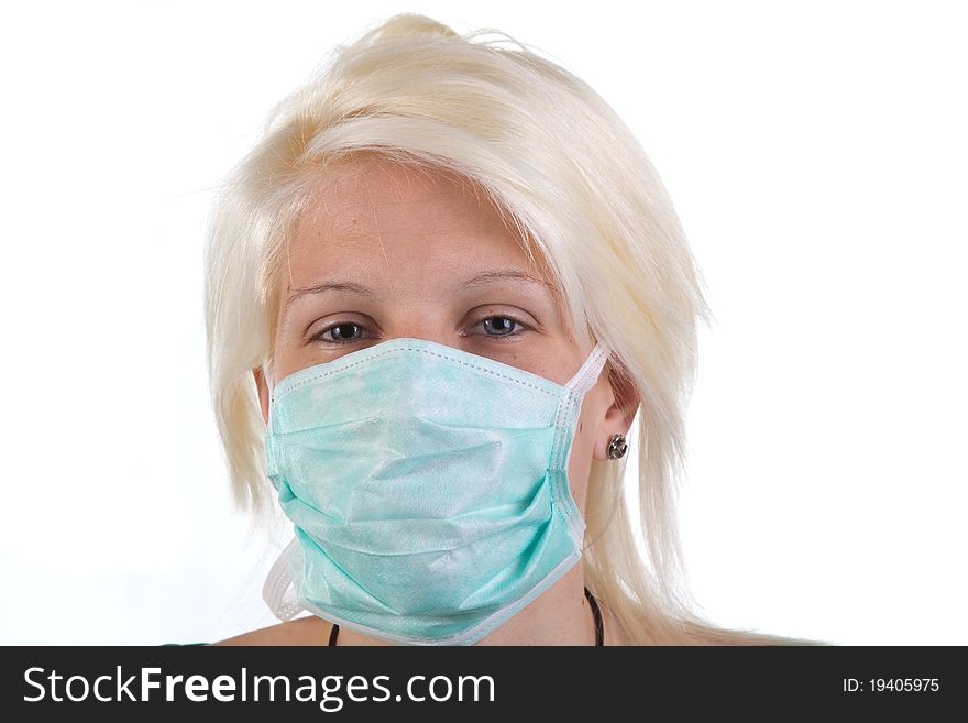 Young Medical Worker With Mask