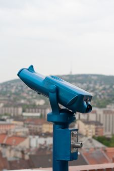 Tourist Pay Binoculars Stock Image Tourist Pay Binoculars Stock Image