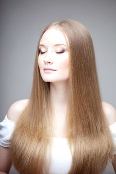 Girl With Luxurious Hair Stock Photo Girl With Luxurious Hair Stock Photo