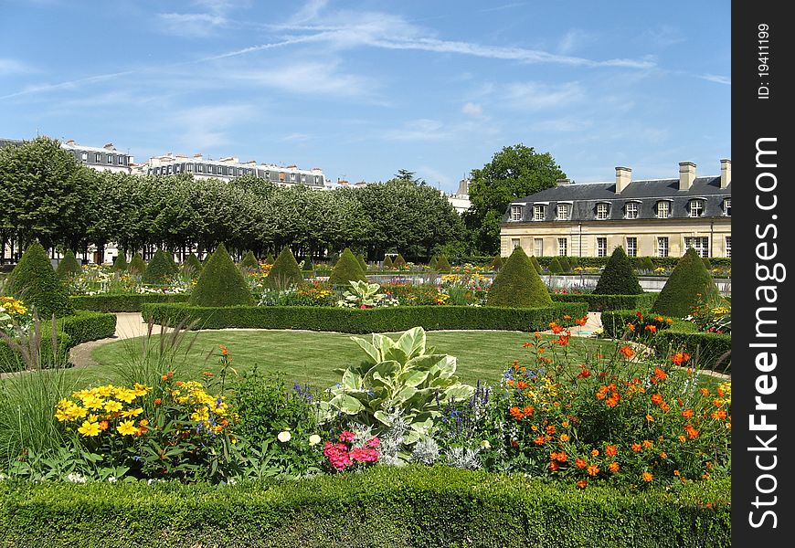 One Of The Gardens Of Paris