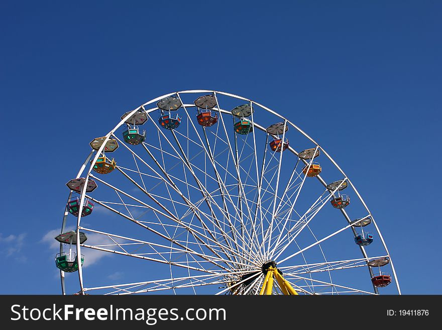 A ferris-wheel at the fair