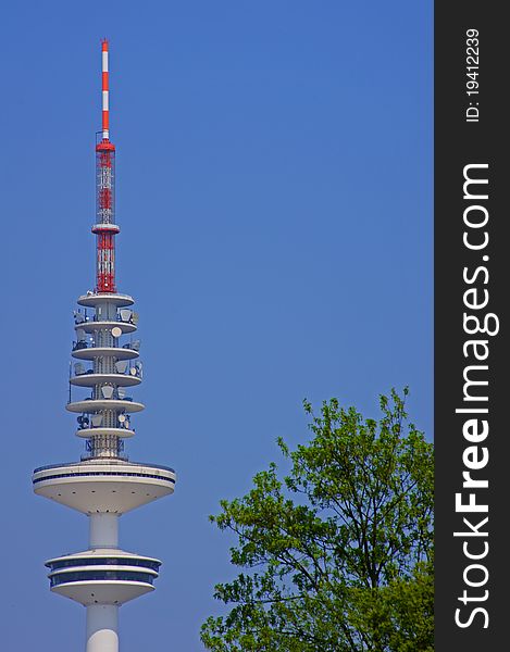 Television  tower in Hamburg, Germany. Television  tower in Hamburg, Germany