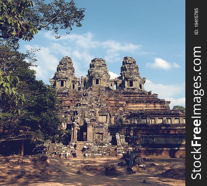 Angkor Thom In Cambodia