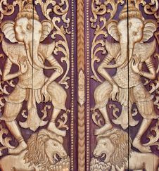 The Carving Wood Royalty Free Stock Photos The Carving Wood Royalty Free Stock Photos