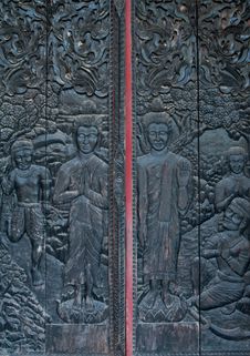 The Carving Wood Royalty Free Stock Images