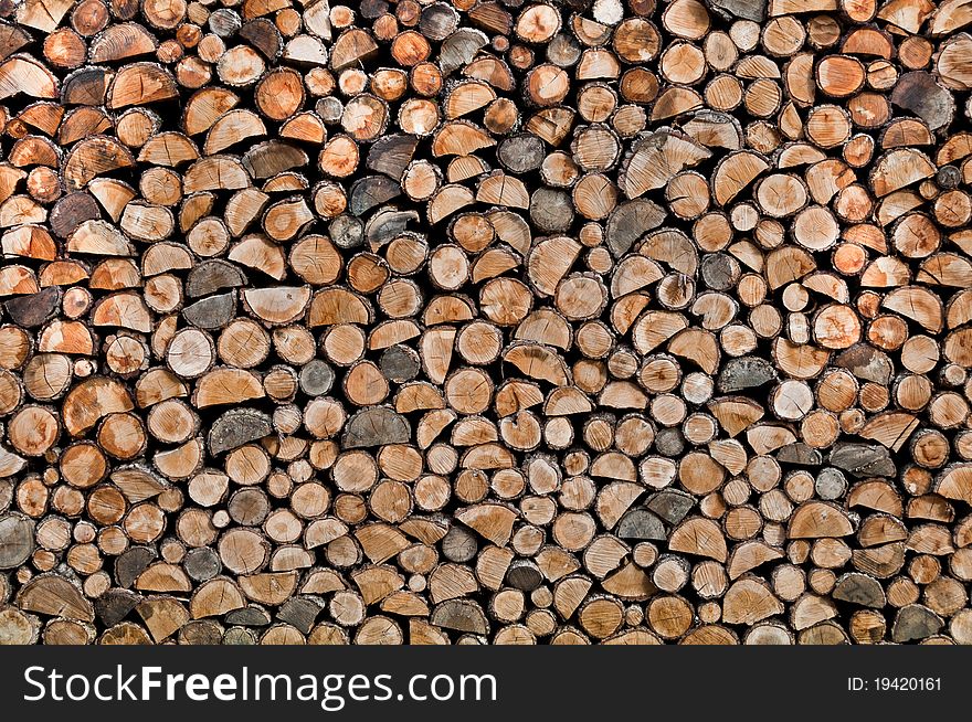 Pattern of a stack of wood logs. Pattern of a stack of wood logs.