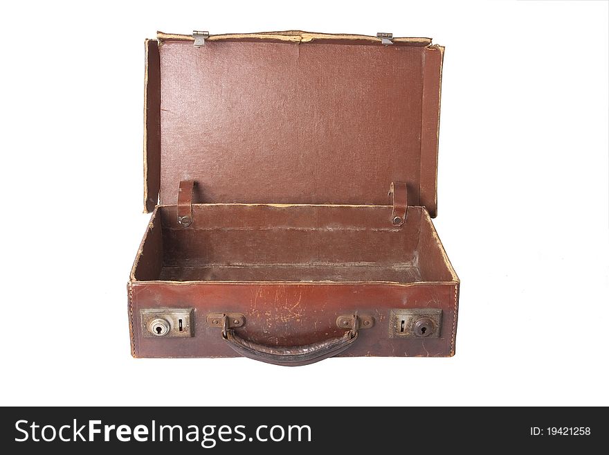 Old vintage suitcase