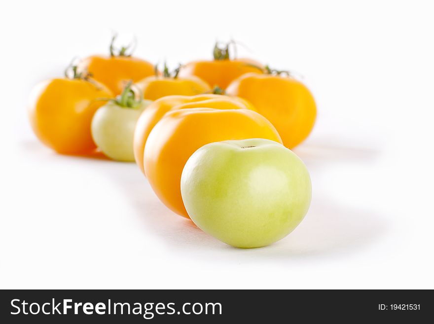 Yellow And Green Tomatoes
