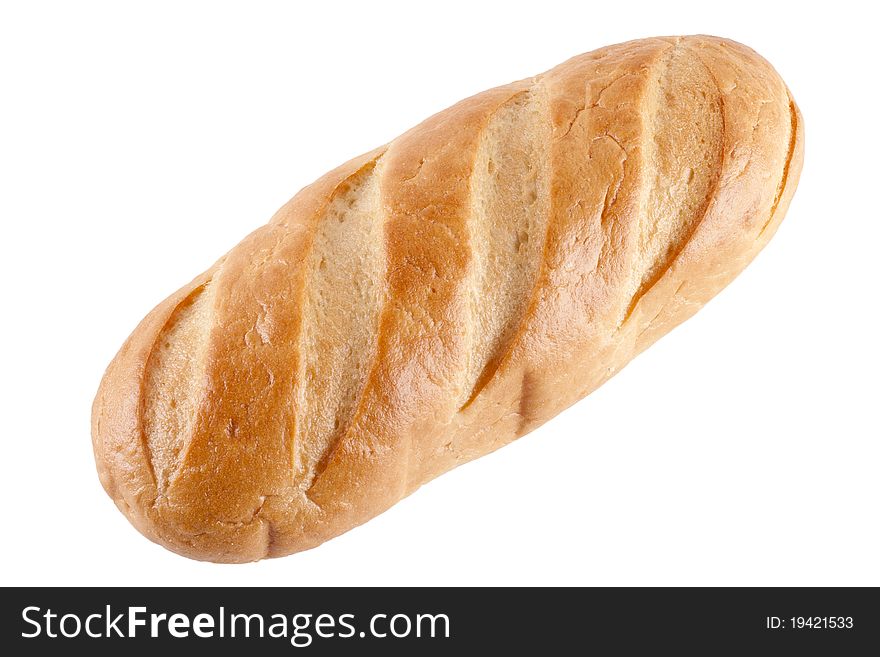 Appetizing bread on White Background. Appetizing bread on White Background