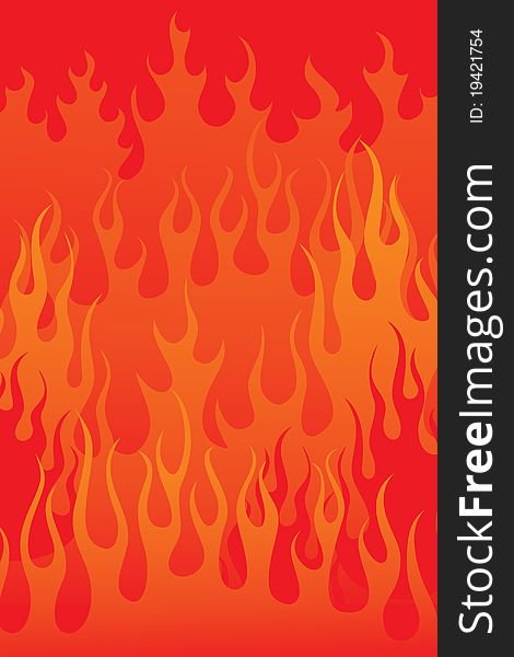 Abstract background with red and orange flames. illustration. Abstract background with red and orange flames. illustration