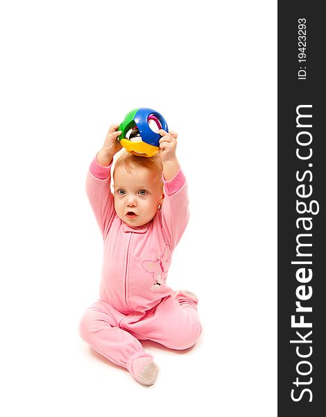 Baby With Color Ball