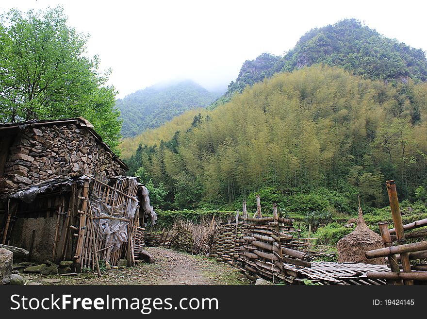 House And Mountain