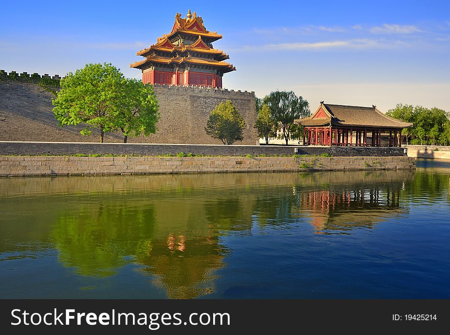 China Beijing Forbidden City Gate Tower