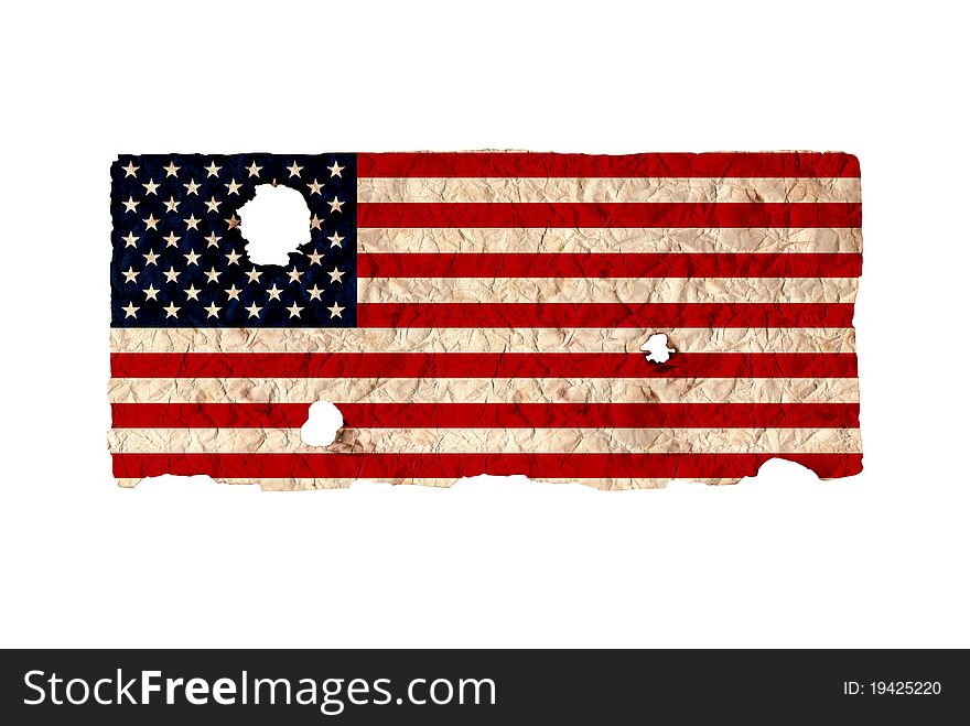 Shaby American Flag