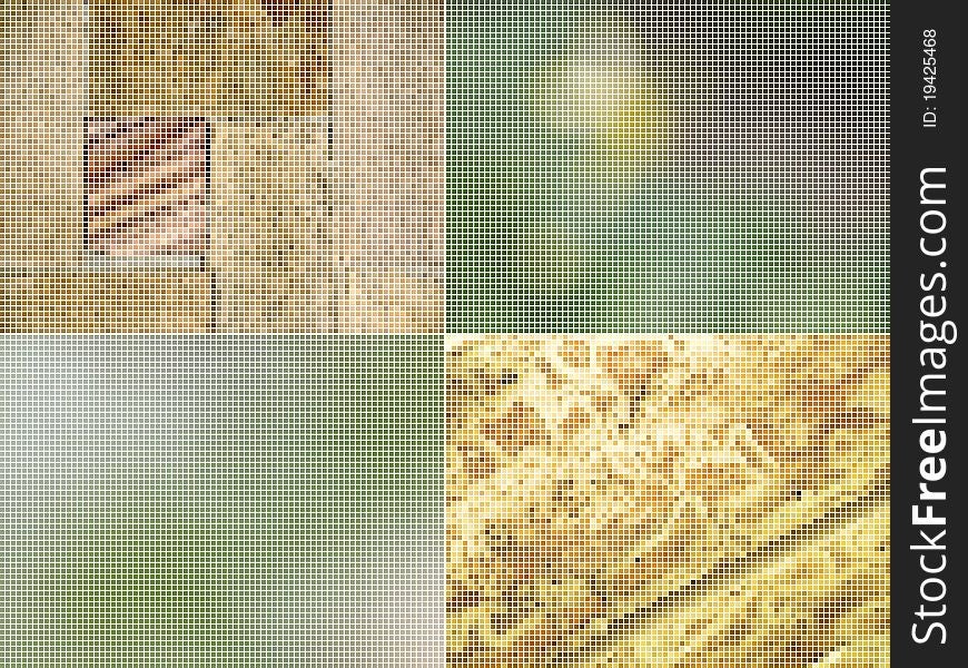 Nature patchworks backgrounds. Elements for your design. Nature patchworks backgrounds. Elements for your design