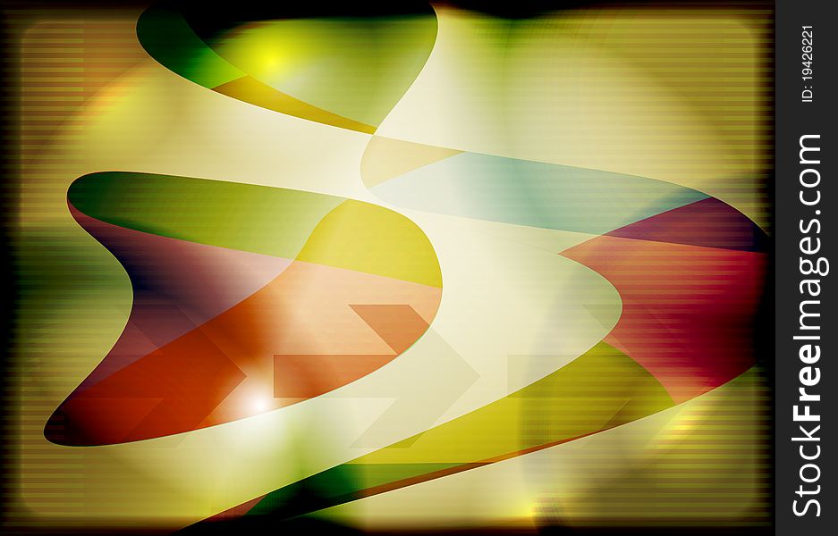 Abstract dark template with colorful shapes. Abstract dark template with colorful shapes
