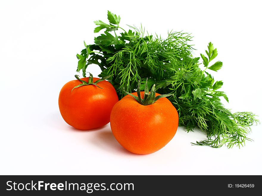 Tomatoes, Parsley And Dill.
