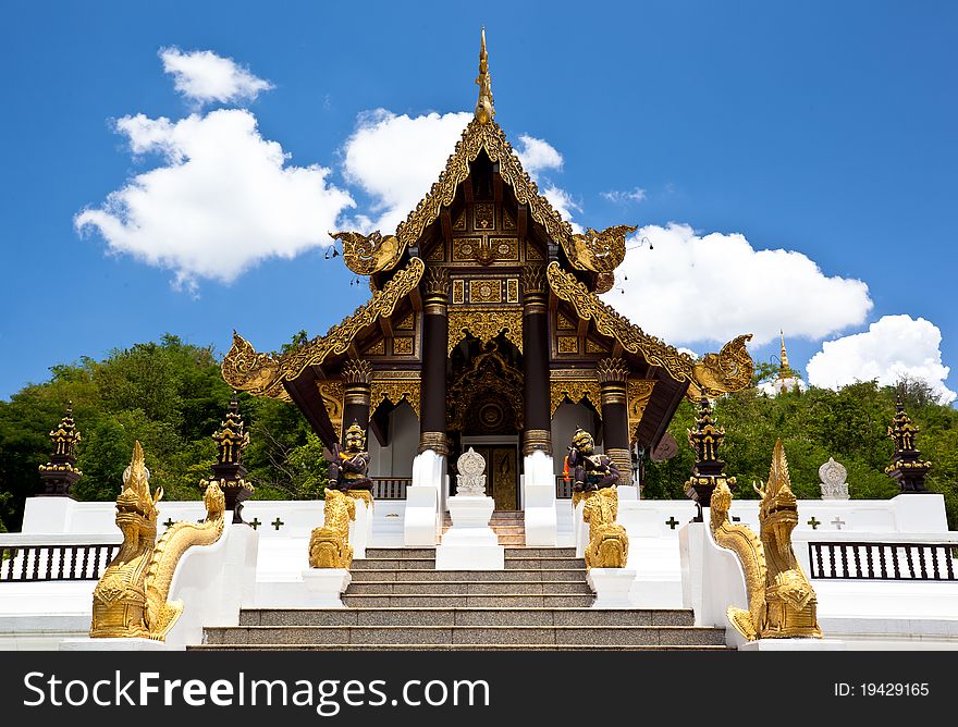 Temple In Northern Thailand