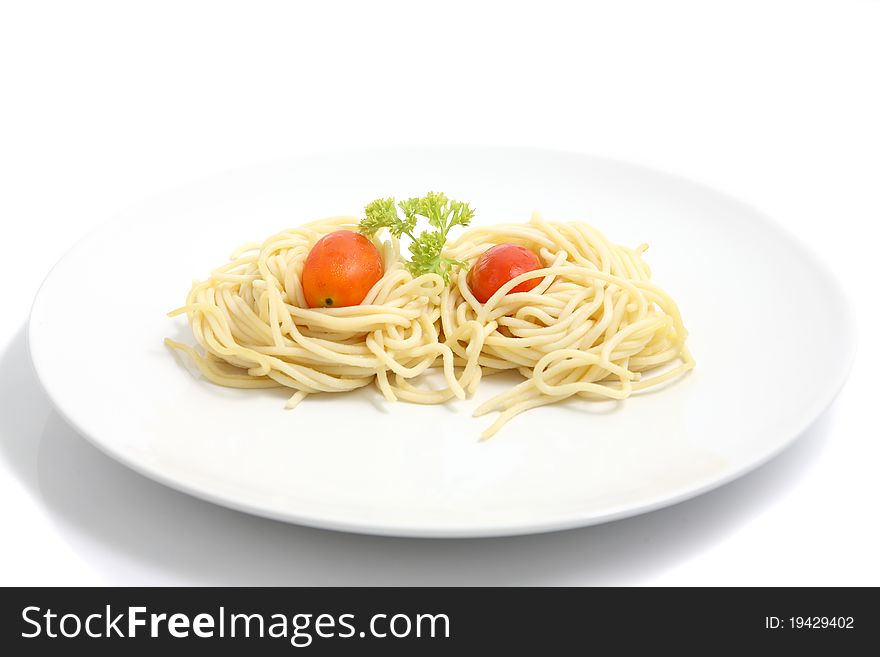 Spaghetti isolated in white backgroud

thank for your support