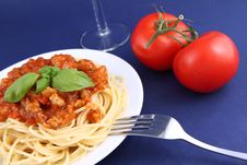 Spaghetti Bolognese Stock Image Spaghetti Bolognese Stock Image