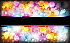 Abstract Lights Background. Royalty Free Stock Photo