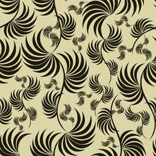 Seamless Green Floral Pattern With Leafs Stock Photography Seamless Green Floral Pattern With Leafs Stock Photography