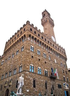 The Palazzo Vecchio In Firenze, Italy Royalty Free Stock Images