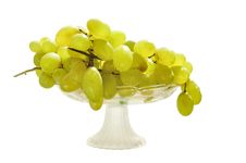 Grapes In A Glass Vase Royalty Free Stock Photography Grapes In A Glass Vase Royalty Free Stock Photography
