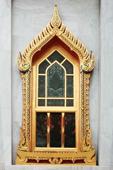 Oriental Window Royalty Free Stock Photography