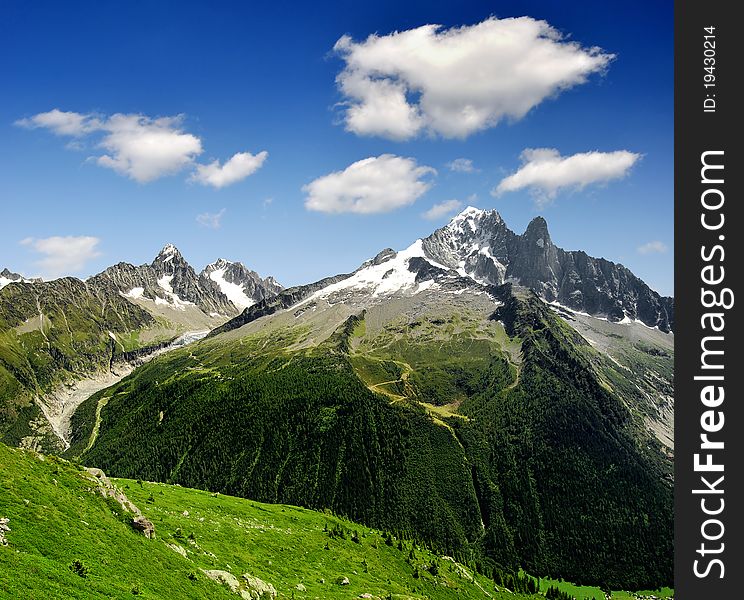 View of the Savoy Alps-Europe