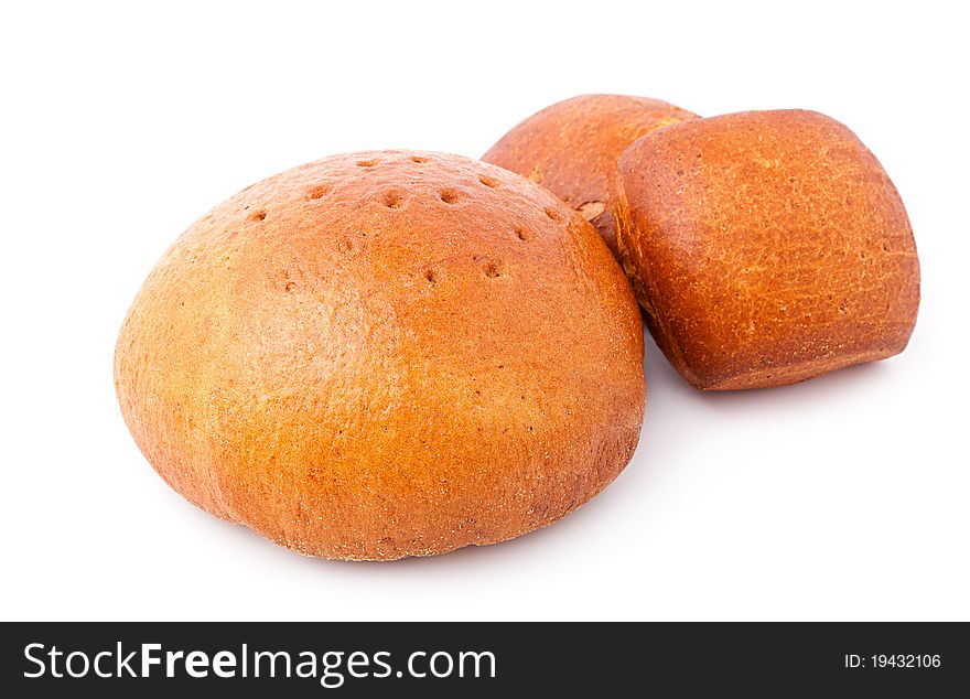 Bread, isolated on white background