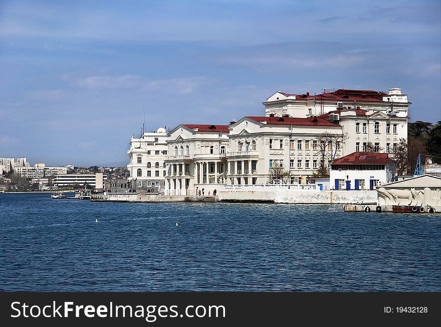 The beautiful architecture on the sea in Crimea. The beautiful architecture on the sea in Crimea