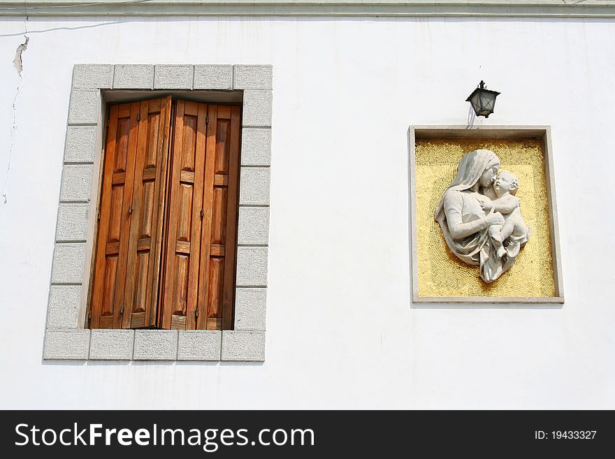 Window With Sculpture