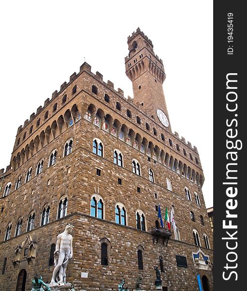 The Palazzo Vecchio in Firenze, Italy