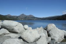 Landscape Lake Mountain Stock Image Landscape Lake Mountain Stock Image