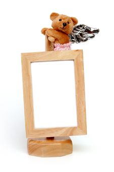 Wood Frame Of Picture Stock Photo Wood Frame Of Picture Stock Photo