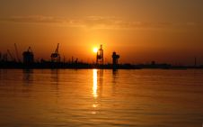 Port In Black Sea Stock Images