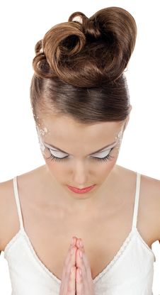 Brides Make Up Stock Image Brides Make Up Stock Image