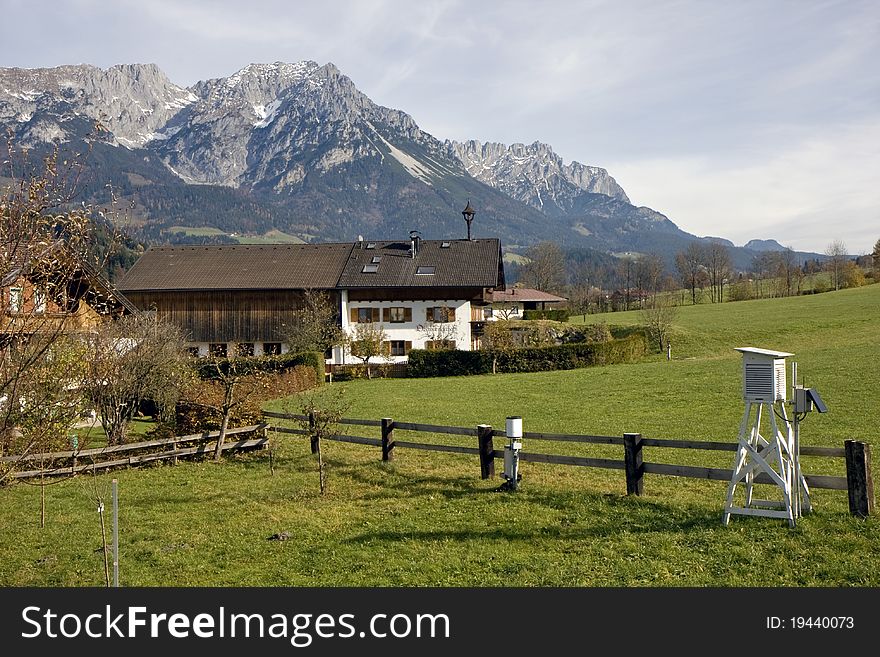A small alpine Austrian village. A small alpine Austrian village