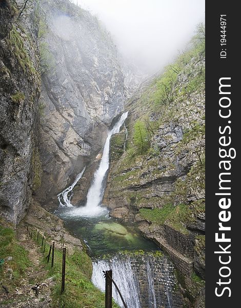 Waterfall Savica, Bohinj, Slovenia