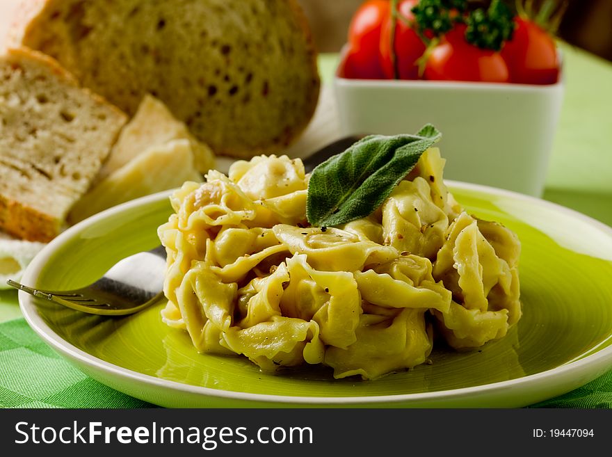 Tortellini with Butter and Sage