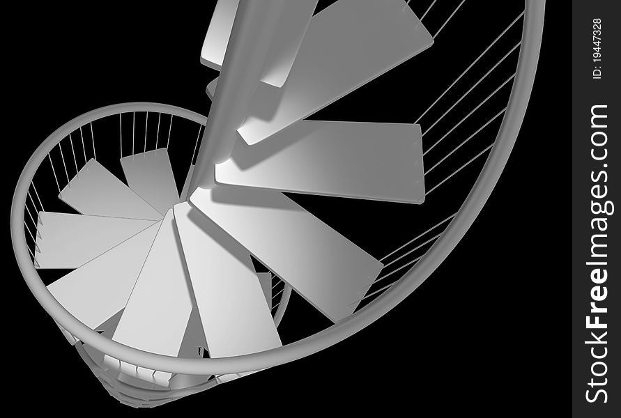 Spiral Staircase Descending With No Hope