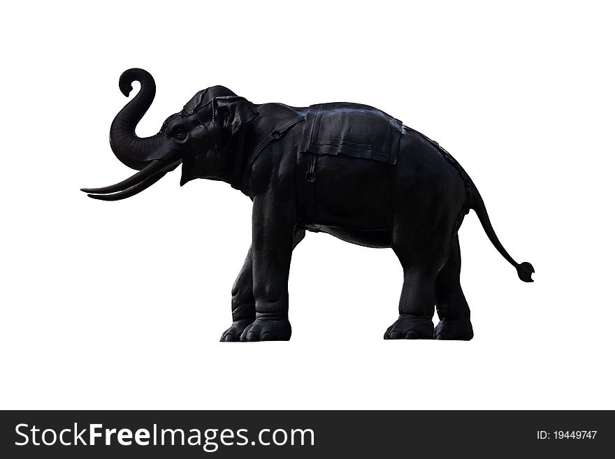 Realistic elephant sculpture Asian style