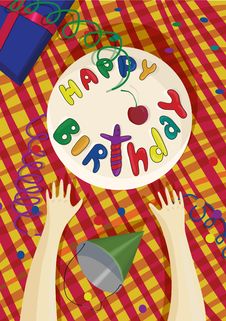 Poster Happy Birthday Stock Photo Poster Happy Birthday Stock Photo
