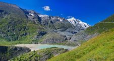 Panorama Dam Wall Of Kaprun Power Plant, Austria Royalty Free Stock Photo Panorama Dam Wall Of Kaprun Power Plant, Austria Royalty Free Stock Photo
